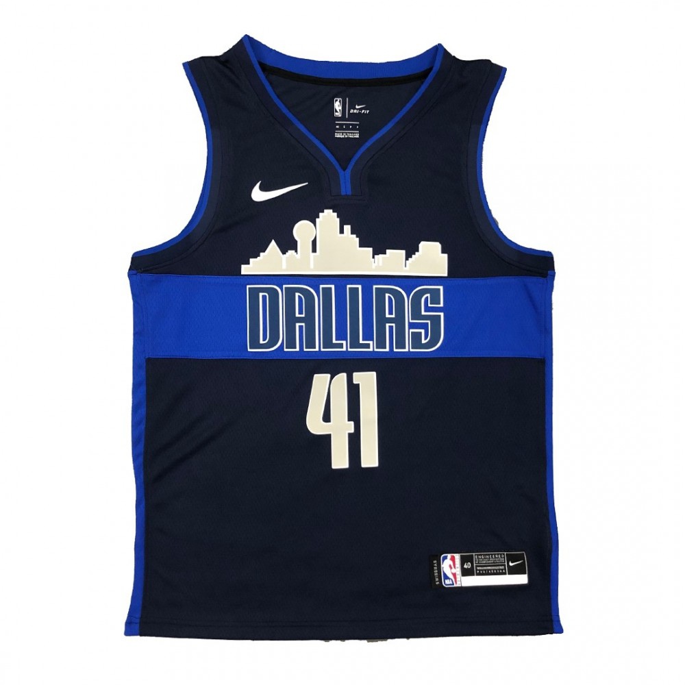 Men's Dallas Mavericks Dirk Nowitzki #41 Blue Swingman Jersey-Pro Kit Vault | Brand New 26/27 Sports Jerseys